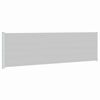 vidaXL Patio Retractable Side Awning 180x600 cm Grey
