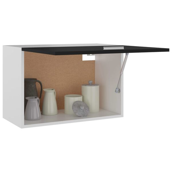 vidaXL Hanging Cabinet Lyon Black 60x31x40 cm Engineered Wood