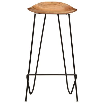 vidaXL Bar Stools 2 pcs Solid Acacia Wood,  vidaXL Bar Stools 2 pcs Solid Acacia Wood