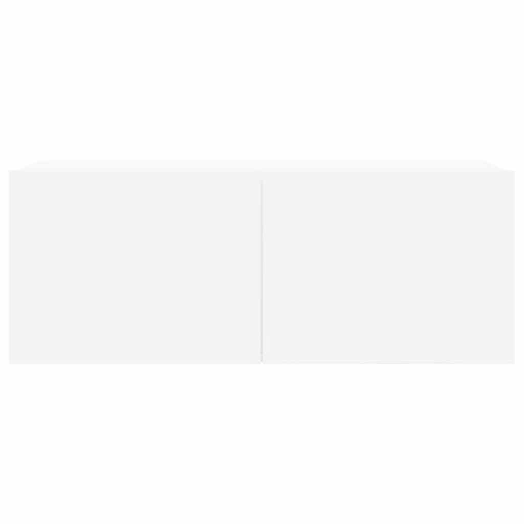 vidaXL 6 Piece TV Cabinet Set White Engineered Wood