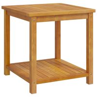 vidaXL Side Table Solid Acacia Wood 45x45x45 cm,  vidaXL Side Table Solid Acacia Wood 45x45x45 cm