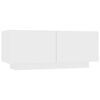 vidaXL Bedside Cabinet White 100x35x40 cm Engineered Wood