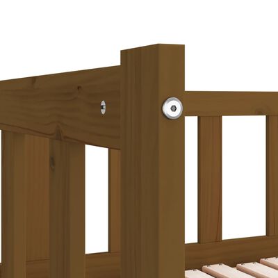 vidaXL Pull-out Day Bed without Mattress Honey Brown 2x(90x200)cm, honey brown vidaXL Pull-out Day Bed without Mattress Honey Brown 2x(90x200)cm