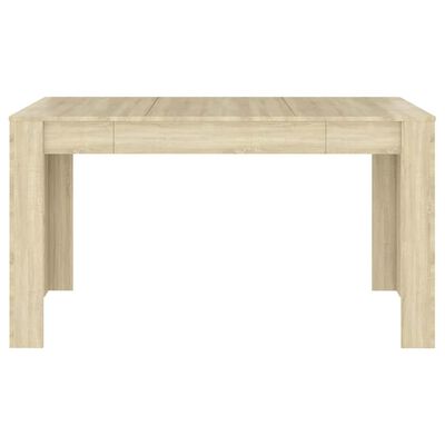 vidaXL Dining Table Sonoma Oak 140x74.5x76 cm Engineered Wood, sonoma oak vidaXL Dining Table Sonoma Oak 140x74.5x76 cm Engineered Wood