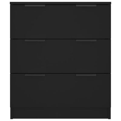 vidaXL Sideboard Black 60x30x70 cm Engineered Wood, black vidaXL Sideboard Black 60x30x70 cm Engineered Wood