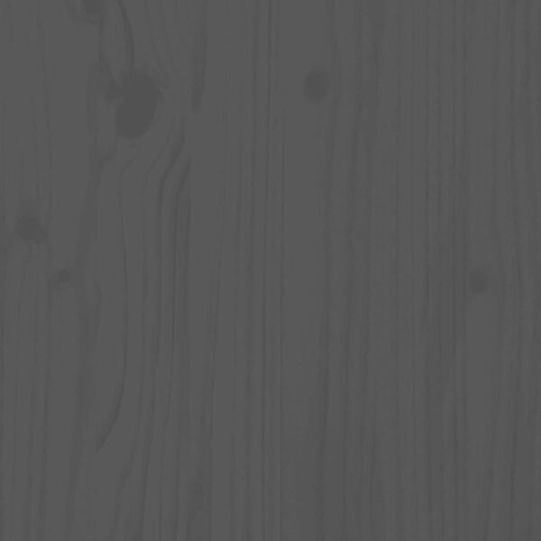 vidaXL Bed Frame without Mattress Solid Wood Pine 160x200cm Grey