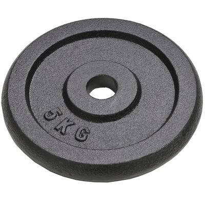 vidaXL Weight Plates 4 pcs 2x10 kg+2x5 kg Cast Iron,  vidaXL Weight Plates 4 pcs 2x10 kg+2x5 kg Cast Iron