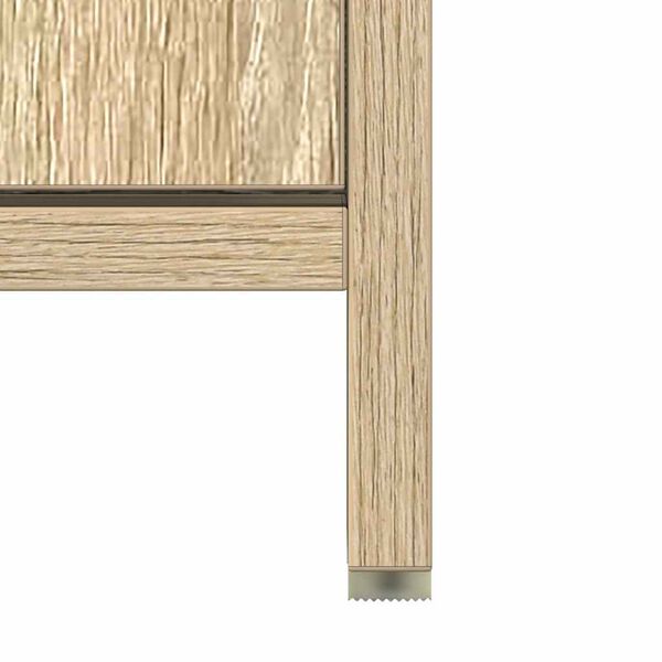 vidaXL Bathroom Cabinet Sonoma Oak 60x33x61 cm Engineered Wood