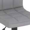 vidaXL Bar Stool Light Grey Fabric