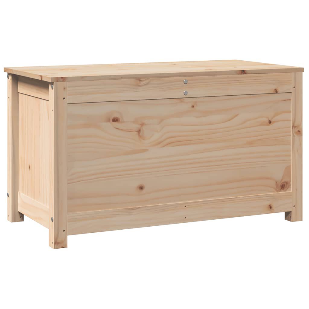 vidaXL Storage Box 80x40x45.5 cm Solid Wood Pine