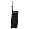 vidaXL Wheeled Flight Case Black 63x50x23 cm PP