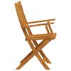 vidaXL 7 Piece Garden Dining Set Solid Wood Eucalyptus