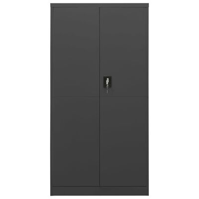 vidaXL Locker Cabinet Anthracite 90x40x180 cm Steel, anthracite vidaXL Locker Cabinet Anthracite 90x40x180 cm Steel
