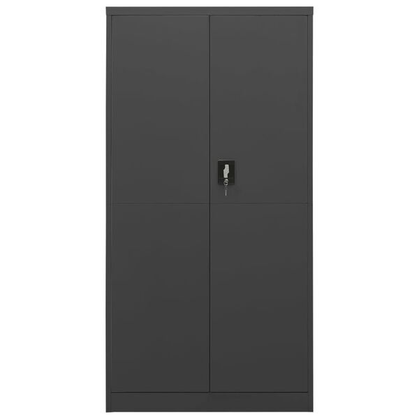 vidaXL Locker Cabinet Anthracite 90x40x180 cm Steel