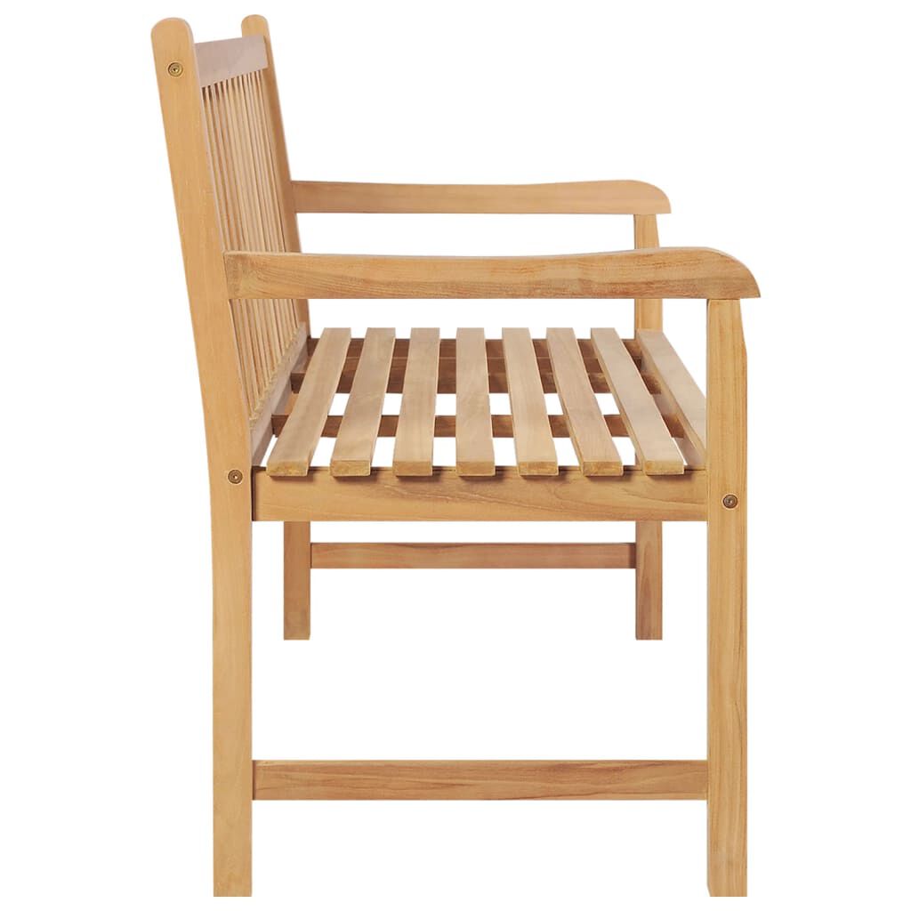 vidaXL Garden Bench 114 cm Solid Teak Wood