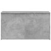 vidaXL Storage Chest Concrete Grey 84x42x46 cm Engineered Wood