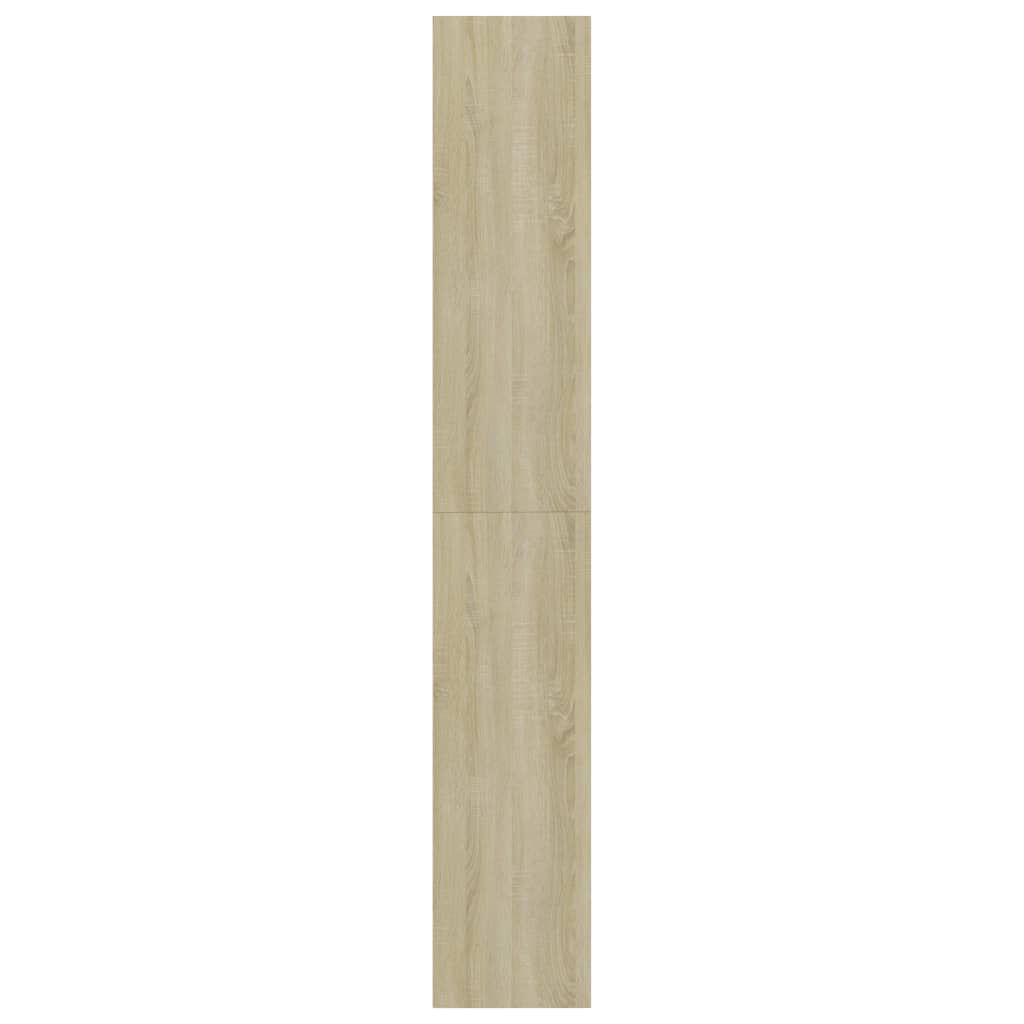 vidaXL 5-Tier Book Cabinet Sonoma Oak 80x30x189 cm Engineered Wood