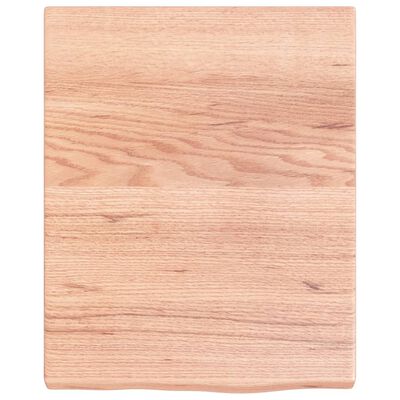 vidaXL Bathroom Countertop Light Brown 40x50x(2-4) cm Treated Solid Wood, light brown vidaXL Bathroom Countertop Light Brown 40x50x(2-4) cm Treated Solid Wood