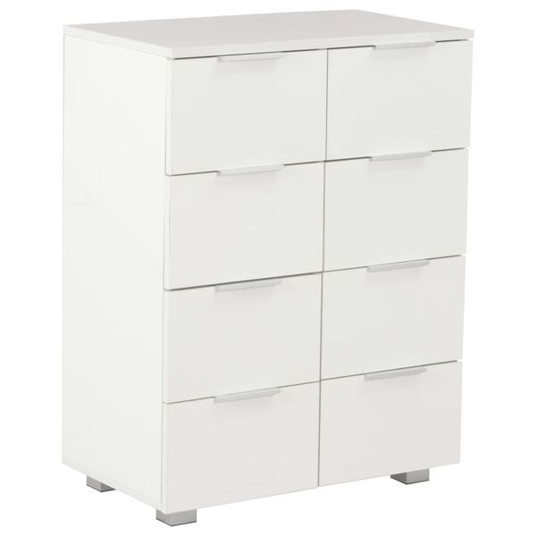vidaXL Sideboard High Gloss White 60x35x80 cm Engineered Wood