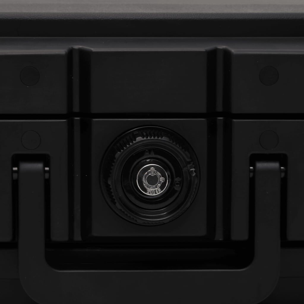 vidaXL Safe Box Black 44x37x16.5 cm