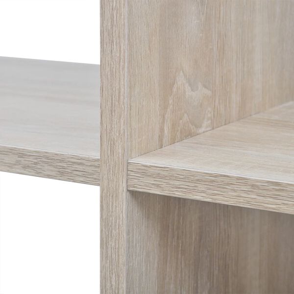 vidaXL Staircase Bookcase/Display Shelf 107 cm Oak