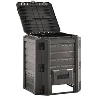 vidaXL Garden Composter Black 380 L,  vidaXL Garden Composter Black 380 L