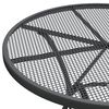 vidaXL 3 Piece Garden Dining Set Expanded Metal Mesh Anthracite