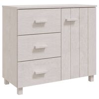 vidaXL Sideboard HAMAR White 90x40x80 cm Solid Pinewood, white vidaXL Sideboard HAMAR White 90x40x80 cm Solid Pinewood