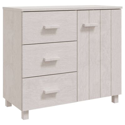 vidaXL Sideboard HAMAR White 90x40x80 cm Solid Pinewood, white vidaXL Sideboard HAMAR White 90x40x80 cm Solid Pinewood