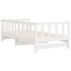 vidaXL Pull-out Day Bed without Mattress White 2x(90x200)cm