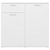 vidaXL Sideboard White 80x36x75 cm Engineered Wood