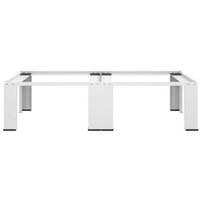 vidaXL Double Washing and Drying Machine Pedestal White,  vidaXL Double Washing and Drying Machine Pedestal White