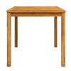 vidaXL Garden Table 140x80x74 cm Solid Acacia Wood