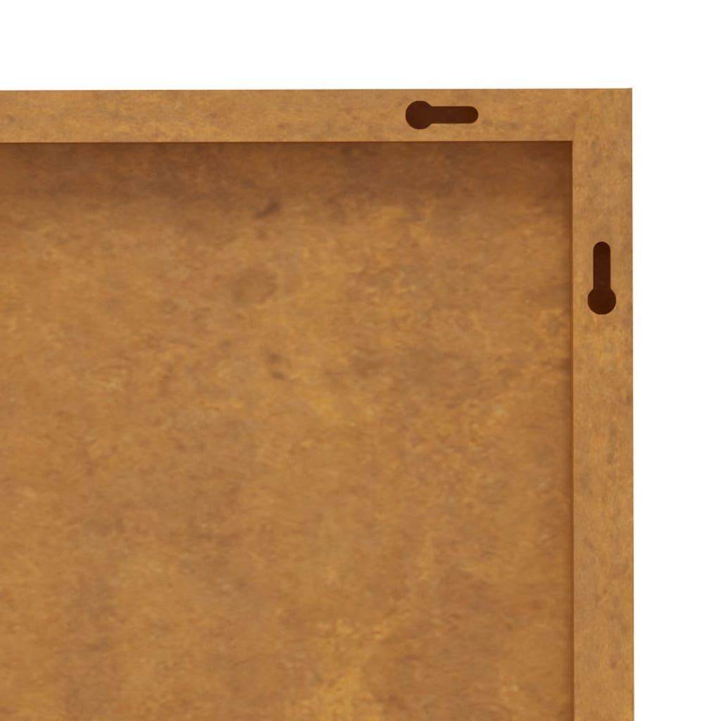 vidaXL Garden Wall Decoration 105x55 cm Corten Steel Palm Tree Design