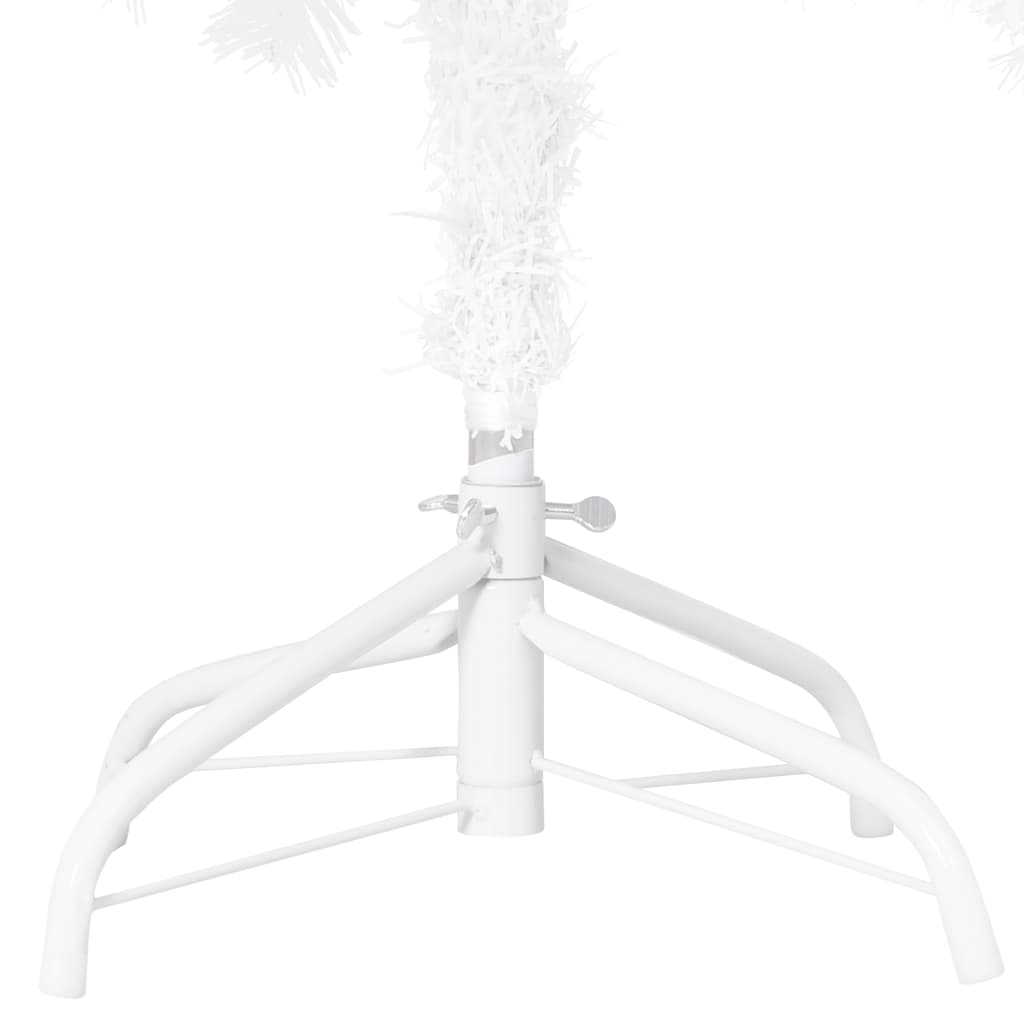 vidaXL Artificial Pre-lit Christmas Tree with Thick Branches White 150 cm