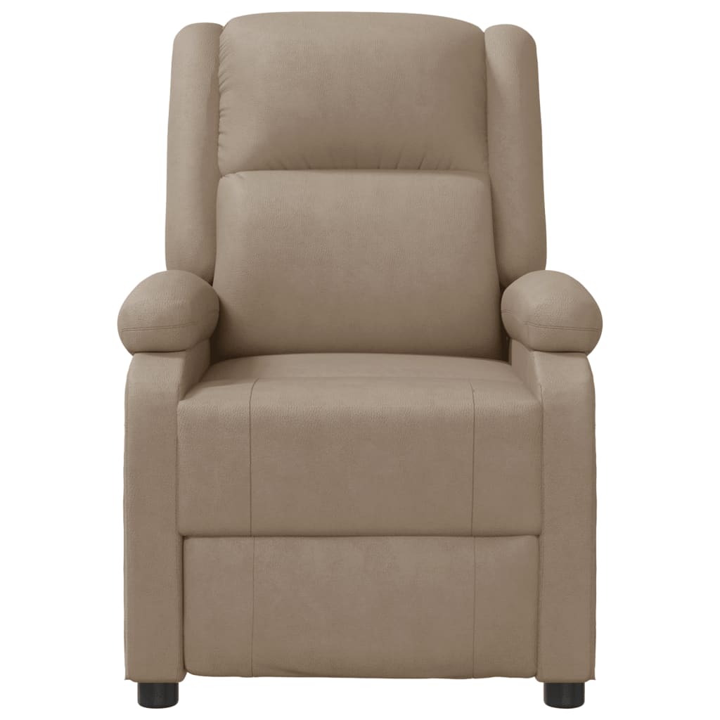 vidaXL Recliner Chair Cappuccino Faux Leather