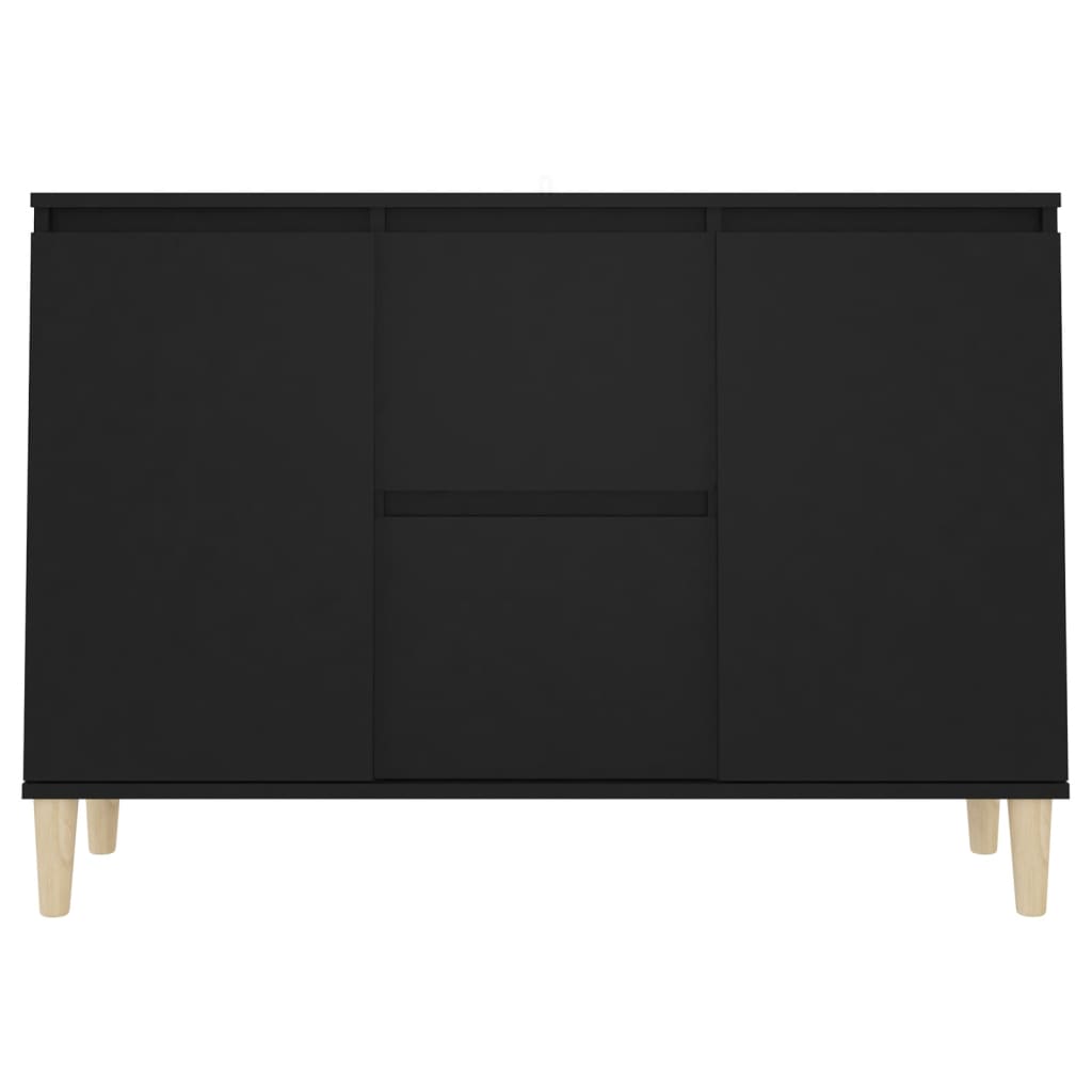 vidaXL Sideboard Black 101x35x70 cm Engineered Wood