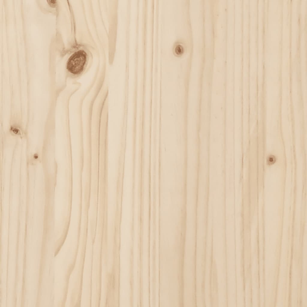 vidaXL Sideboard 70x35x80 cm Solid Wood Pine