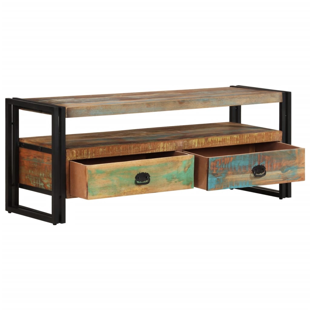 vidaXL TV Cabinet Solid Reclaimed Wood