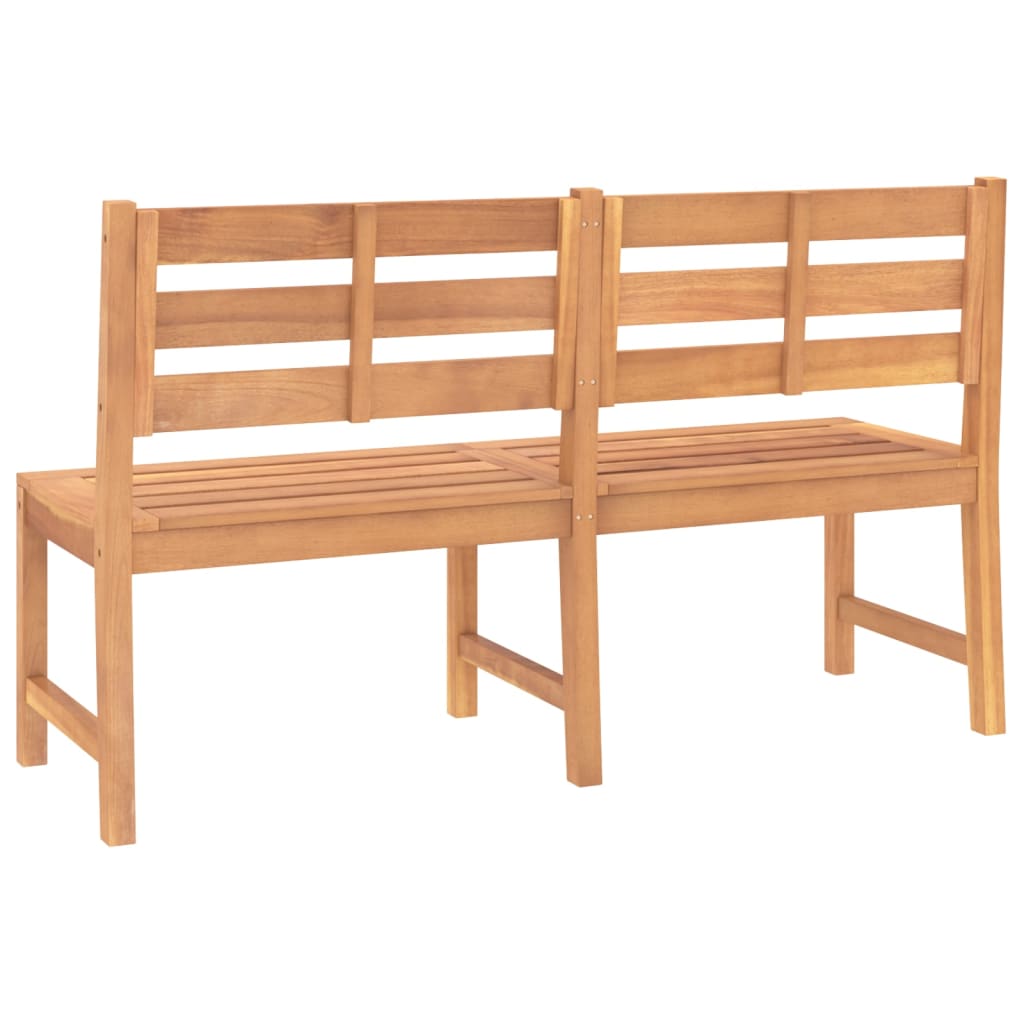 vidaXL Garden Bench 150 cm Solid Teak Wood
