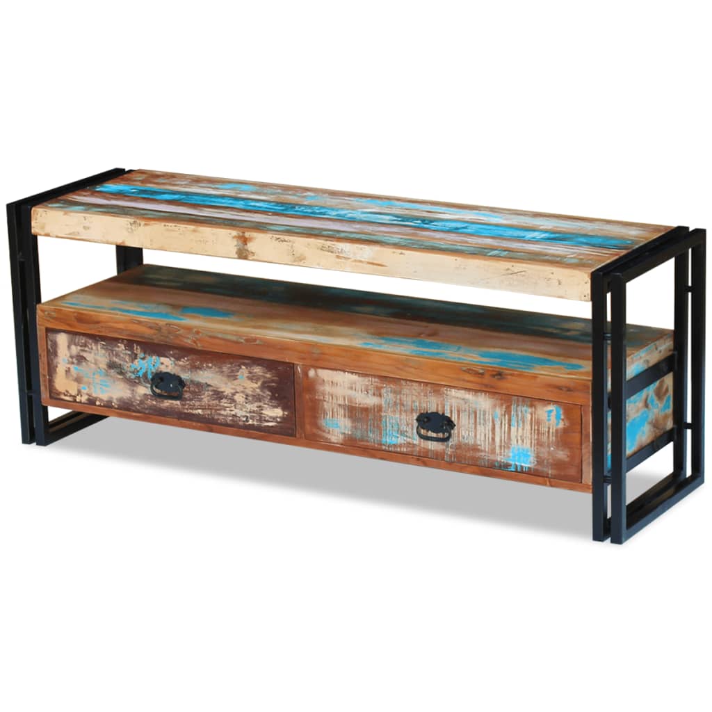 vidaXL TV Cabinet Solid Reclaimed Wood