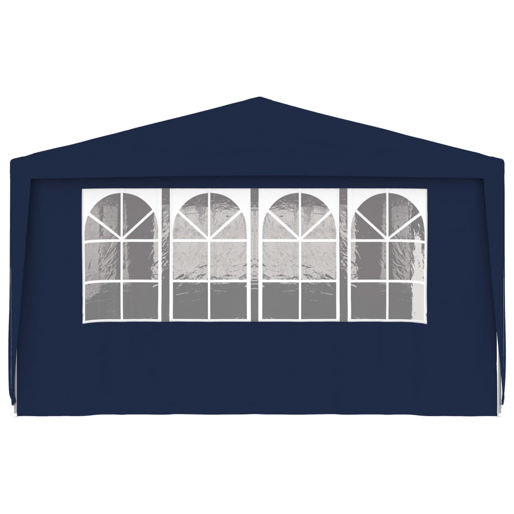 vidaXL Professional Party Tent with Side Walls 4x9 m Blue 90 g/m?