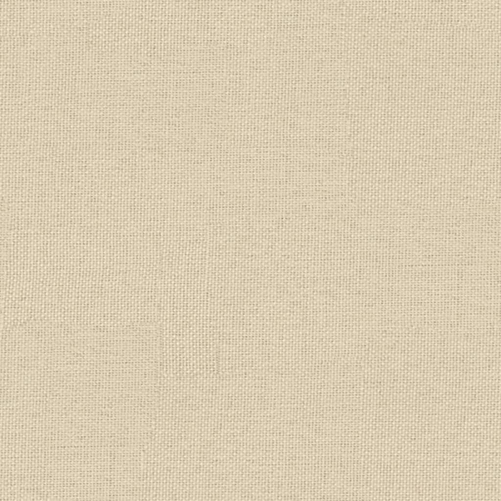 vidaXL Recliner Chair Cream Fabric