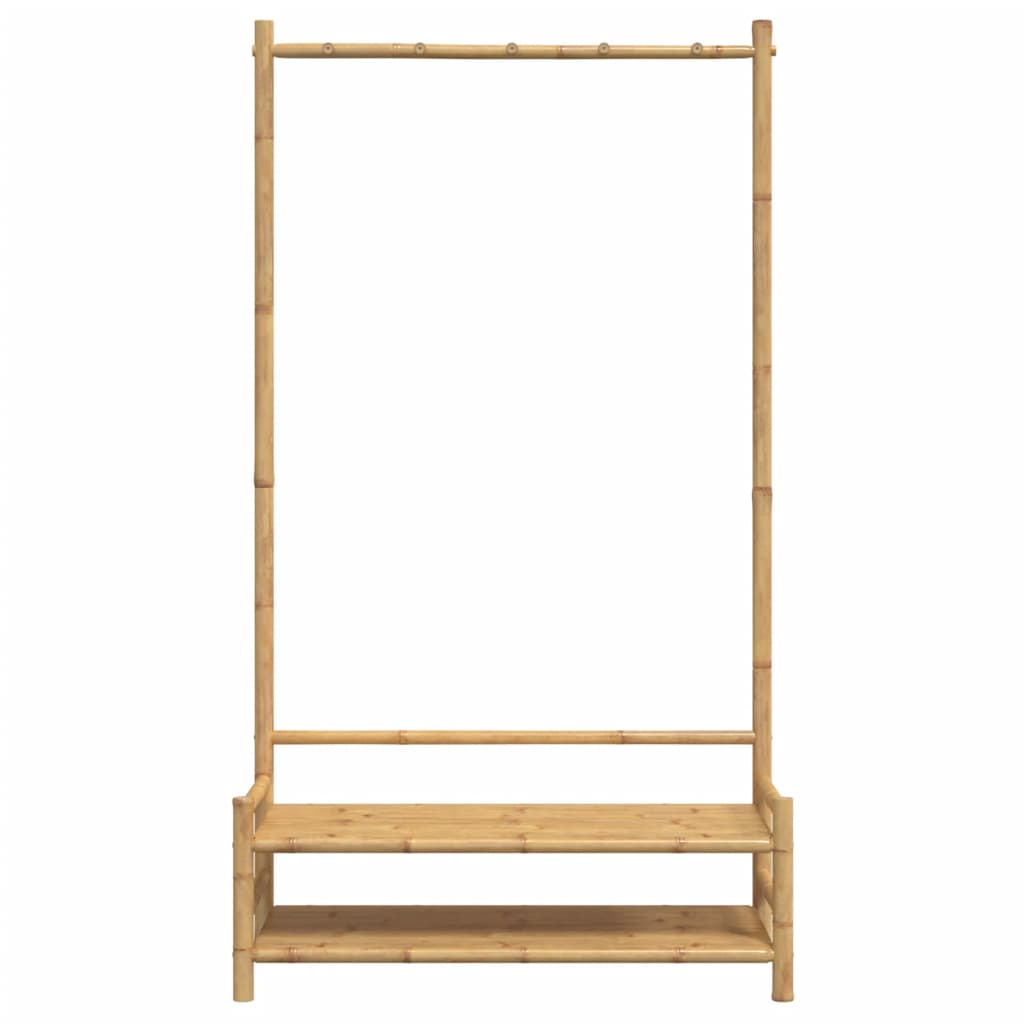 vidaXL Clothes Rack with Shelves 103x40x183 cm Bamboo