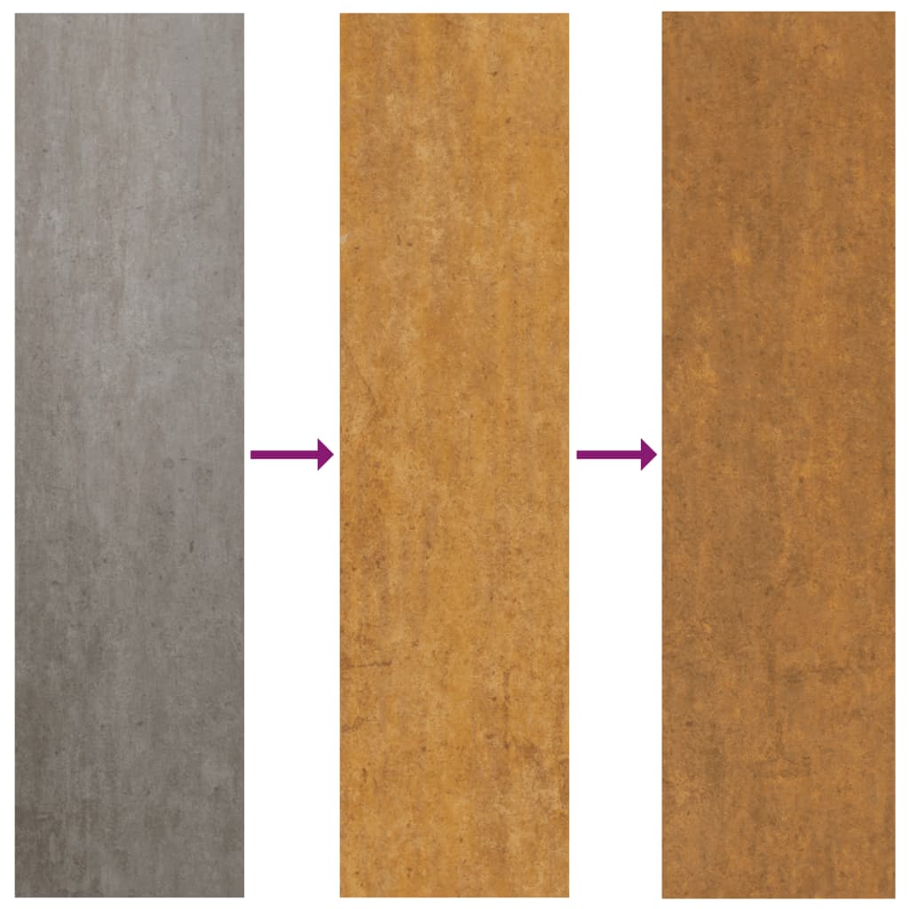 vidaXL Garden Wall Decoration 105x55 cm Corten Steel Moorish Design
