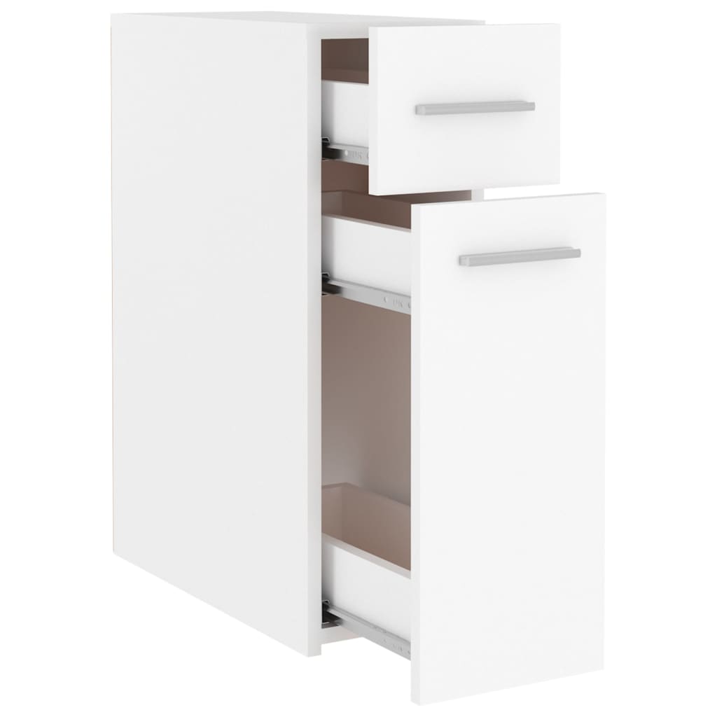vidaXL Apothecary Cabinet White 20x45.5x60 cm Engineered Wood