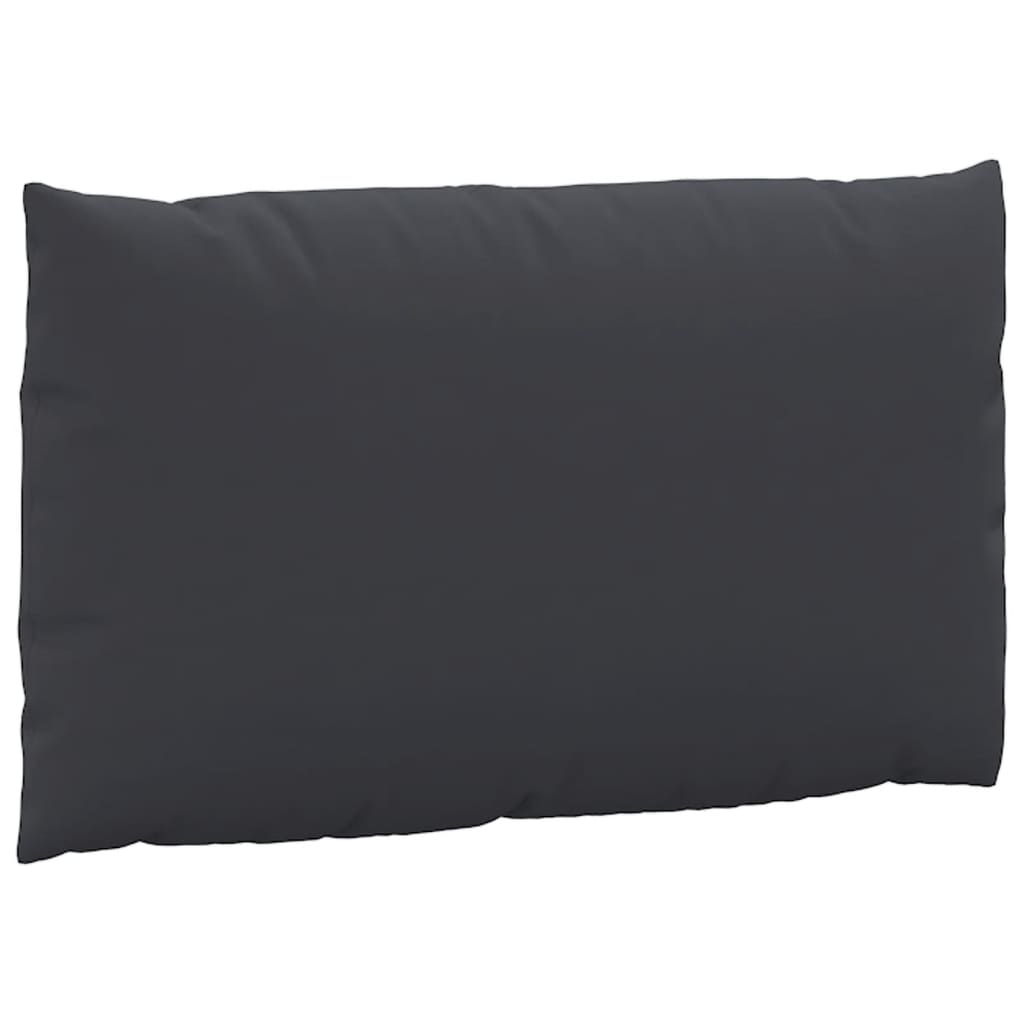 vidaXL Pallet Cushions 2 pcs Black Oxford Fabric