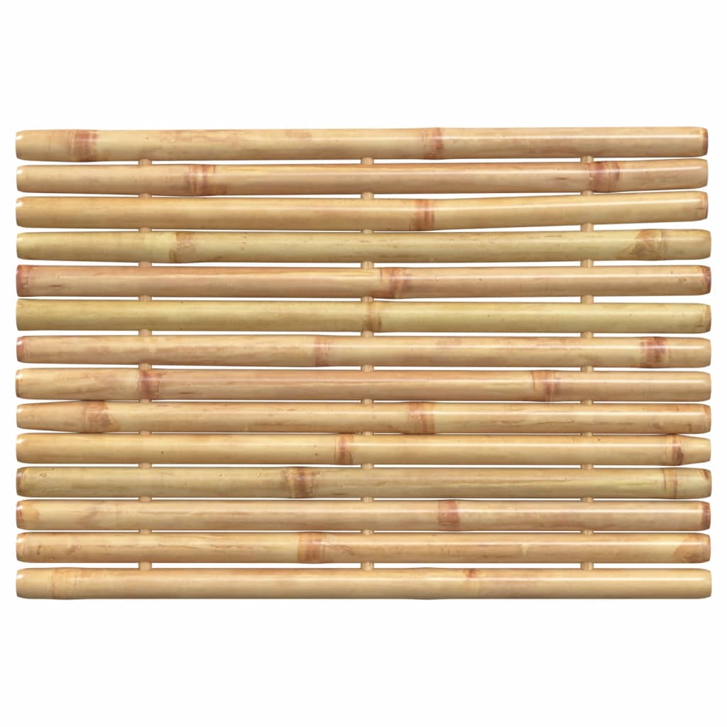 vidaXL Bath Mats 2 pcs 50x35 cm Bamboo