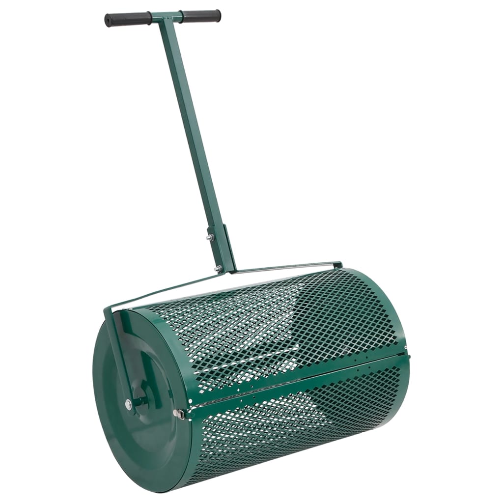 vidaXL Compost Spreader Green Ø40x60 cm Steel