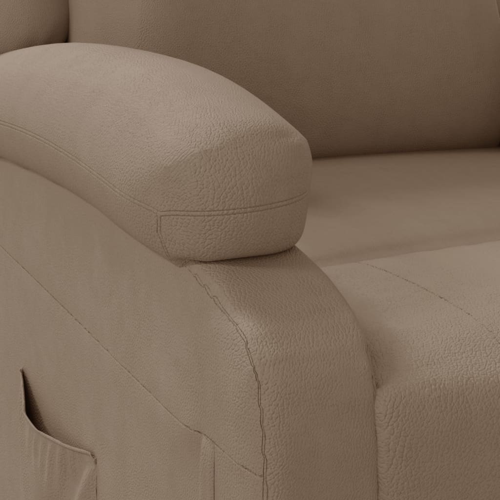 vidaXL Recliner Chair Cappuccino Faux Leather